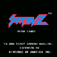 Section Z Title Screen